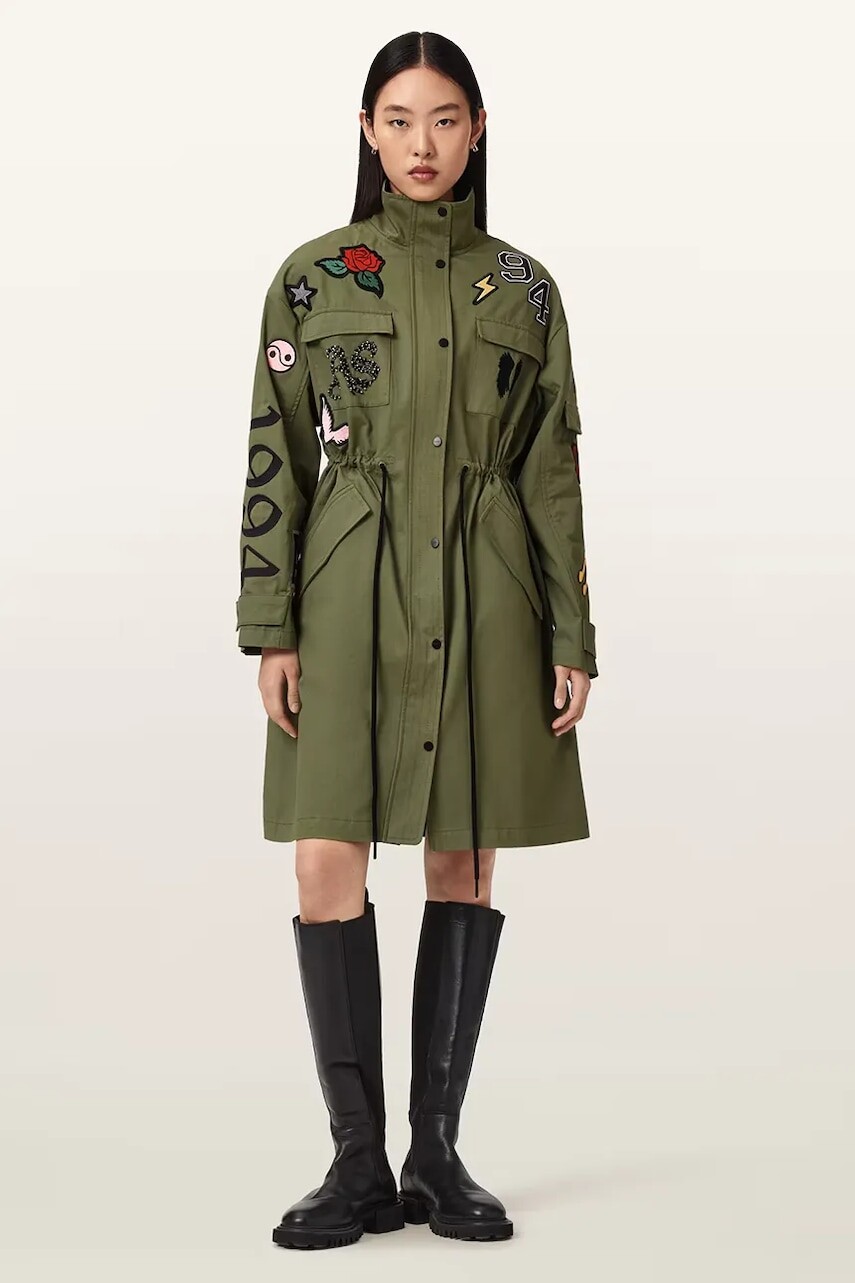 Bavlnená parka AllSaints ARIAA