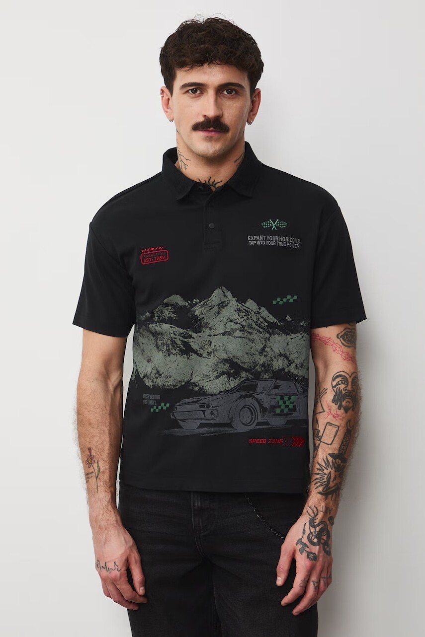 Bavlnené polo tričko Medicine