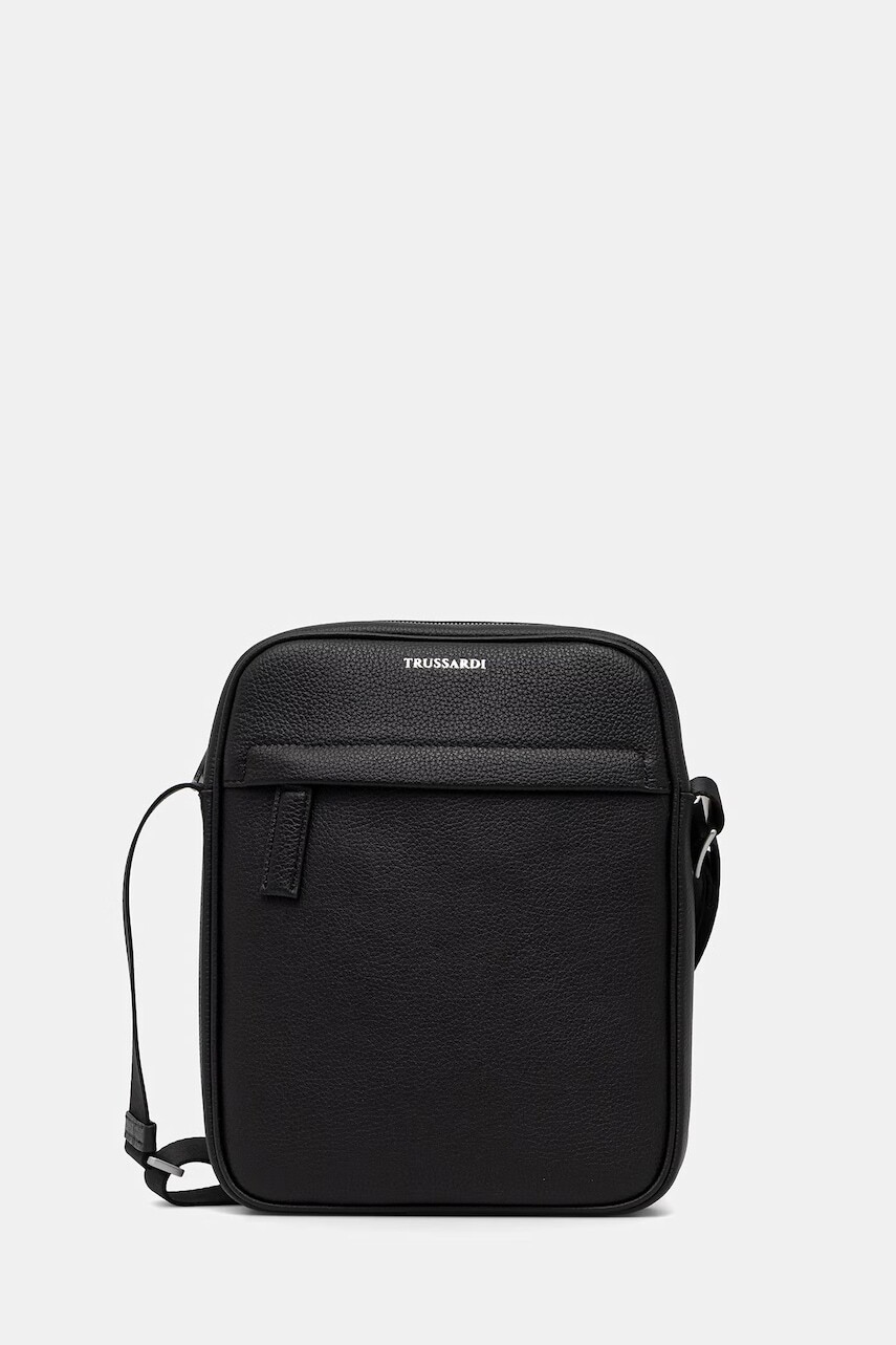Kožená taška Trussardi