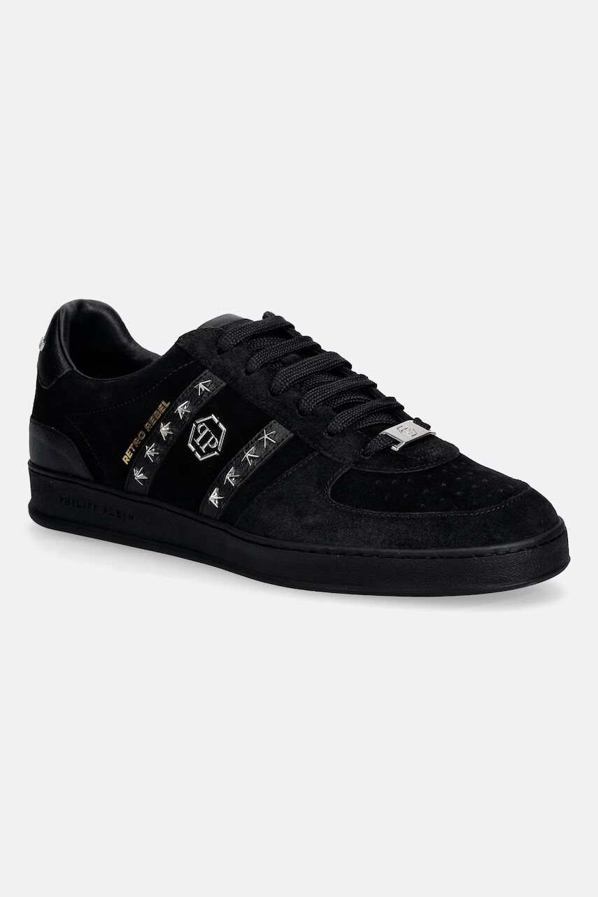 Semišové tenisky Philipp Plein Low-Top Retro Rebel