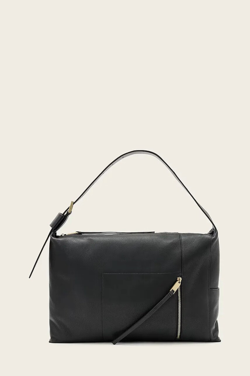 Kožená kabelka AllSaints ALBA