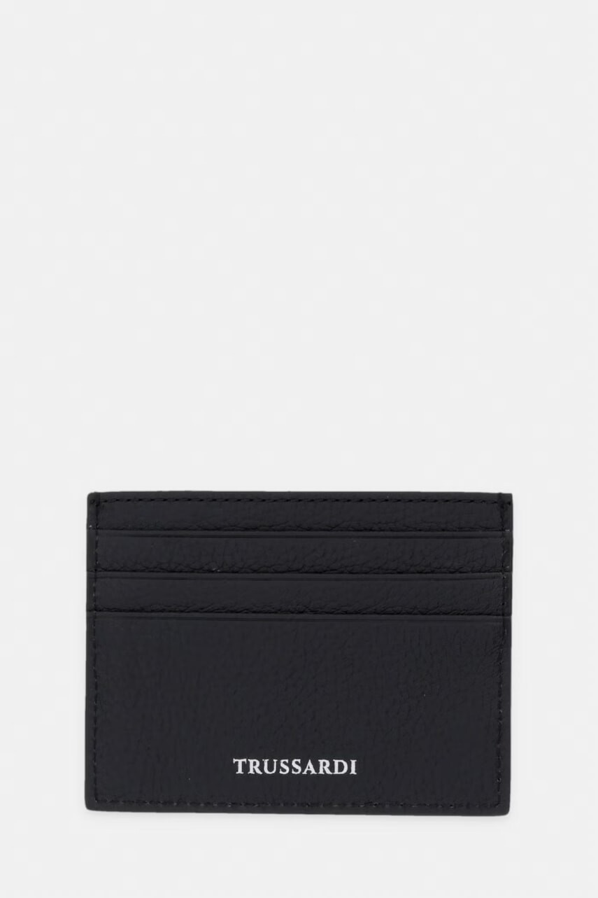Kožené puzdro na karty Trussardi