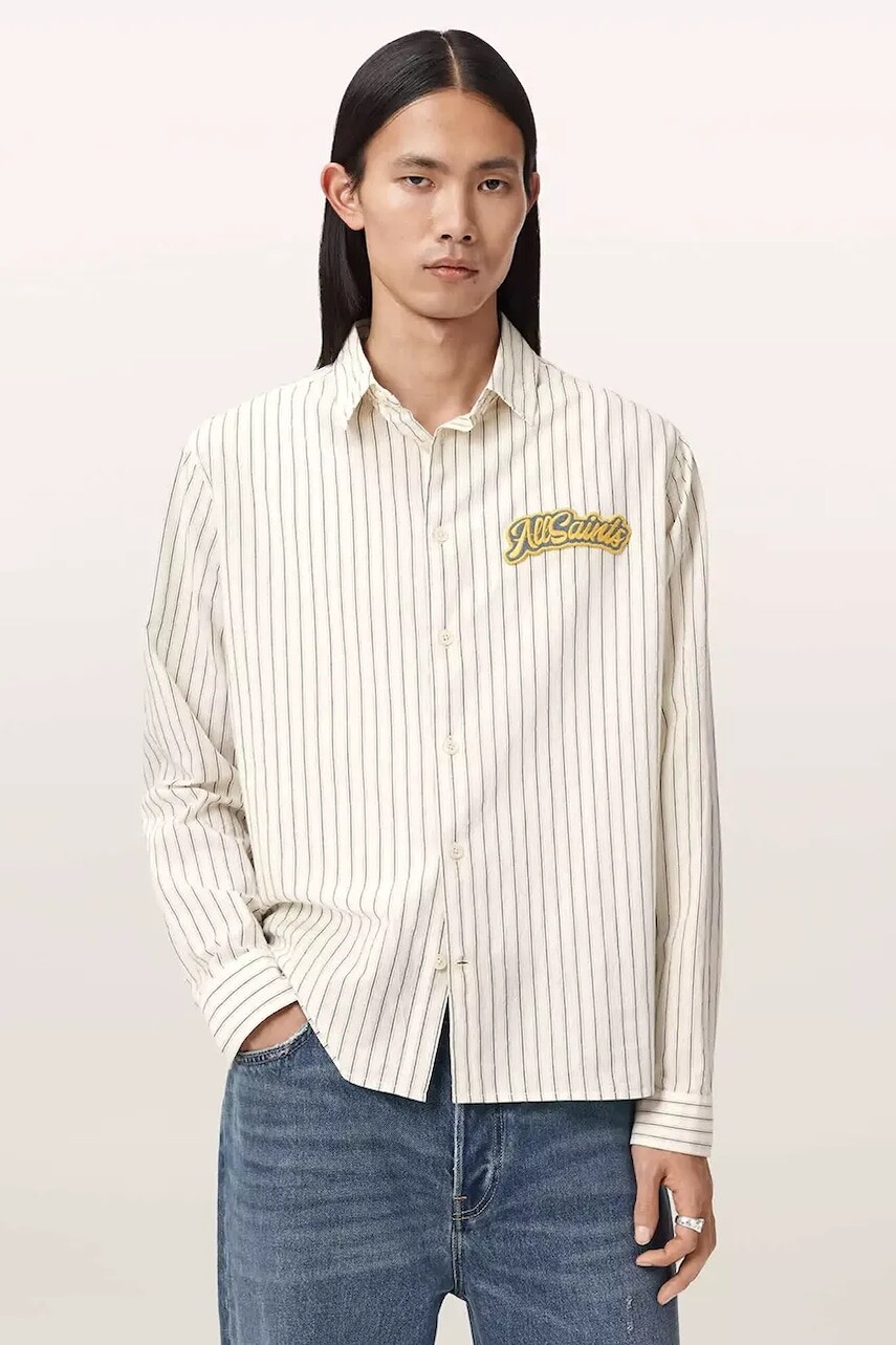 Bavlnená košeľa AllSaints SAMUEL