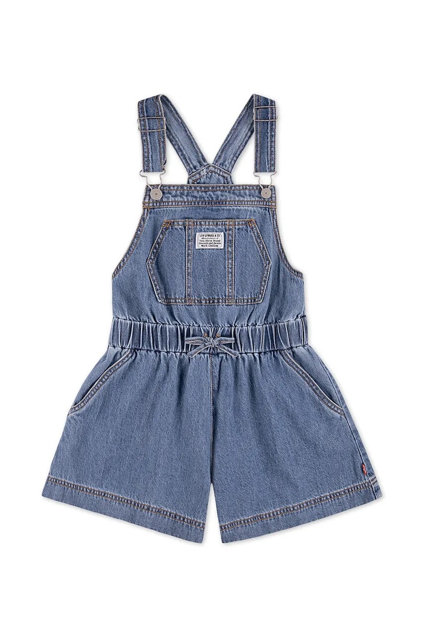 Detské nohavice na traky Levi's SHORTALL WITH TIE AT WAIST