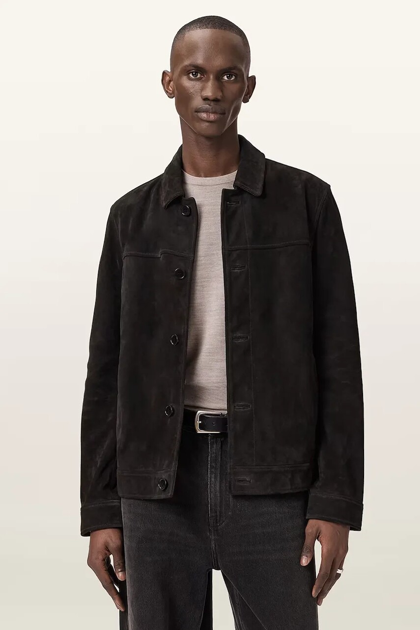 Kožená bunda AllSaints NATES