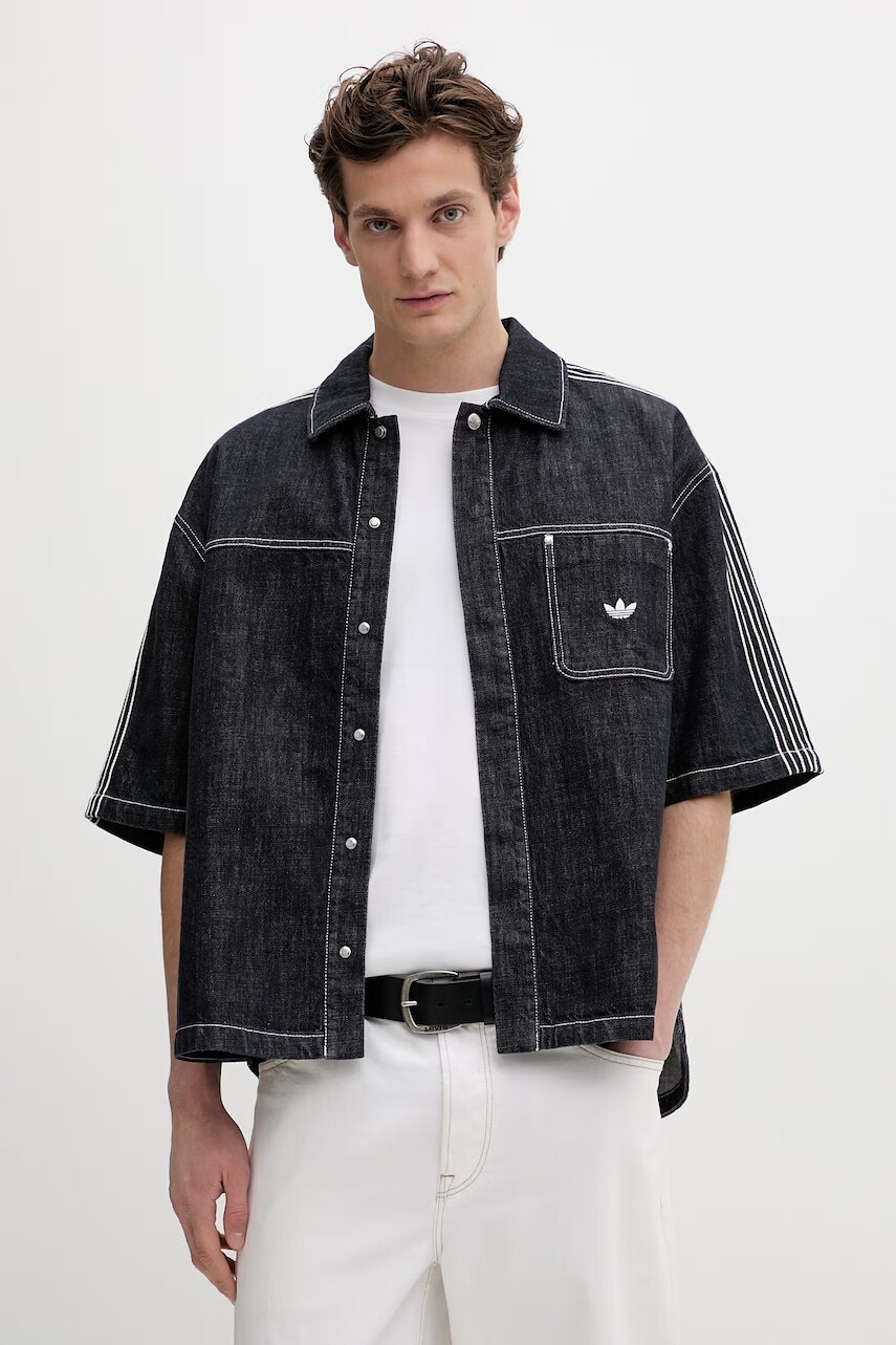 Rifľová košeľa adidas Originals