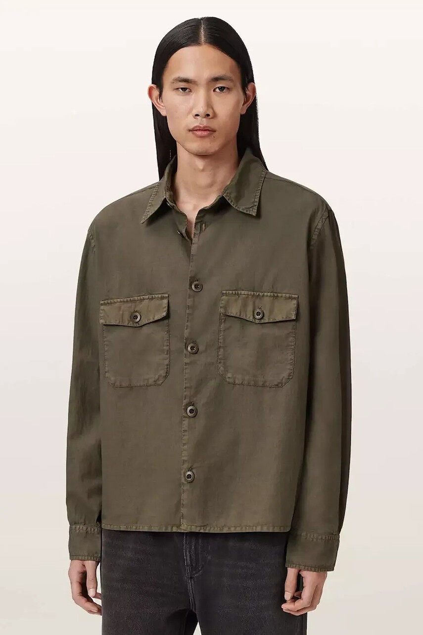 Bavlnená košeľa AllSaints STRAND