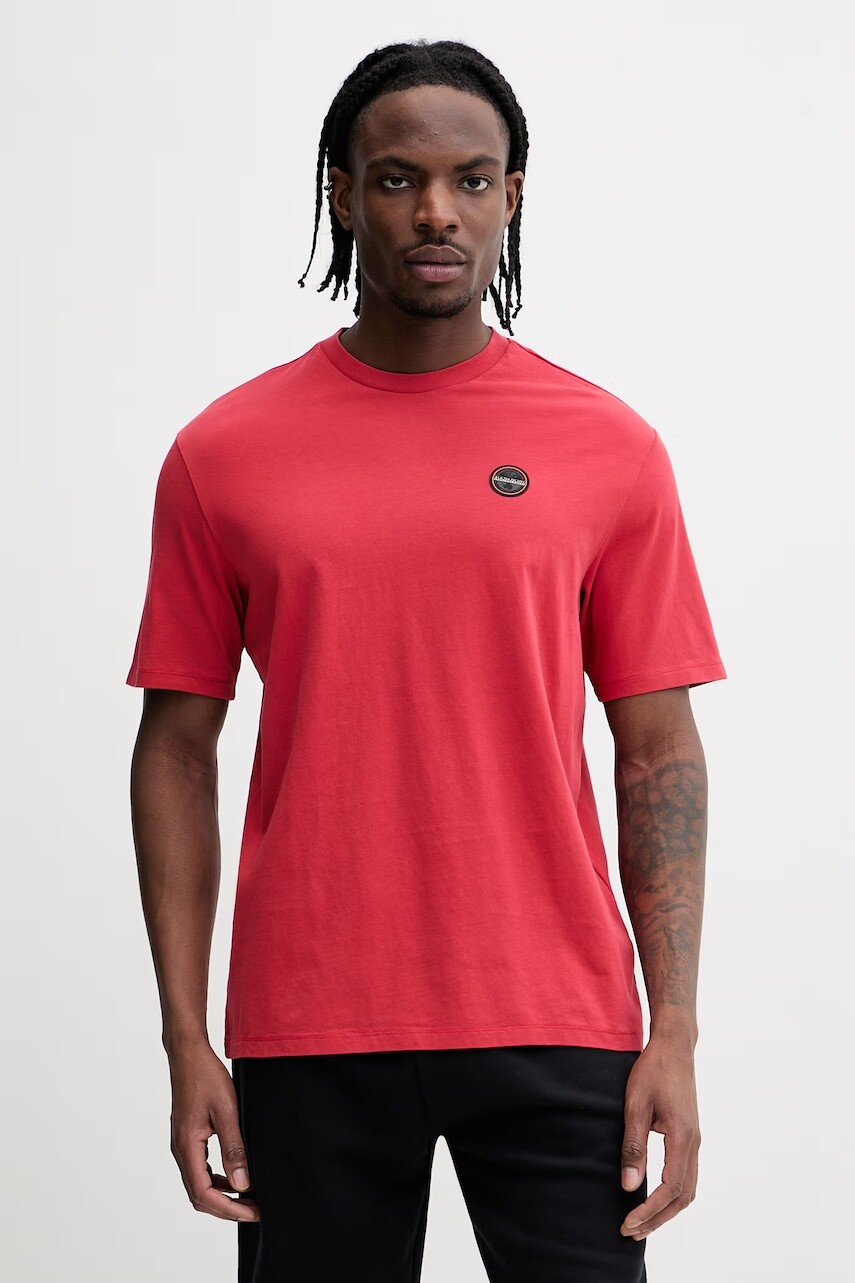 Bavlnené tričko Napapijri S-Badge