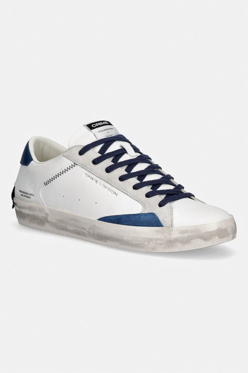 Kožené tenisky Crime London DISTRESSED LOW