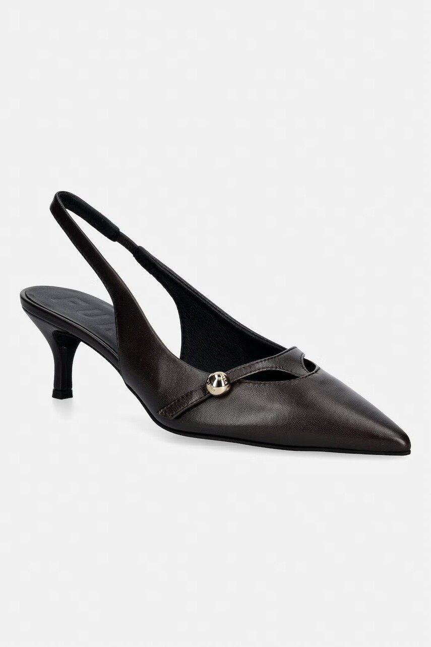 Kožené lodičky Furla Sfera Slingback