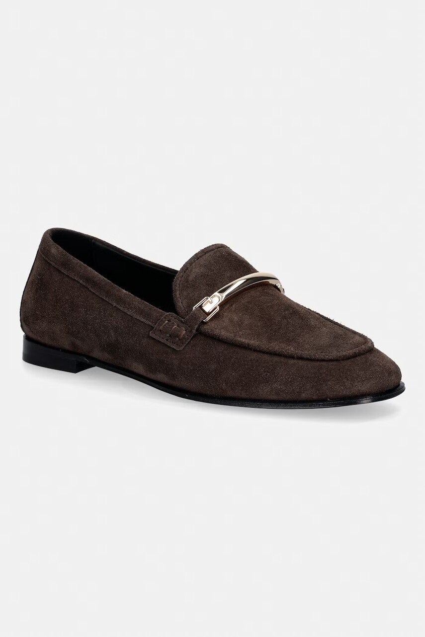Semišové mokasíny Furla Heritage Loafer
