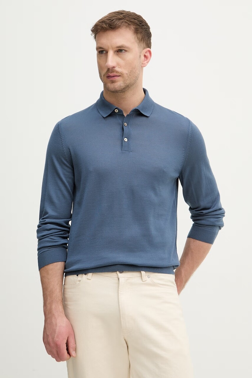 Vlnený sveter BOSS Lancione