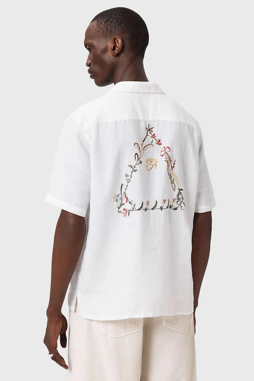 Ľanová košeľa AllSaints TRI