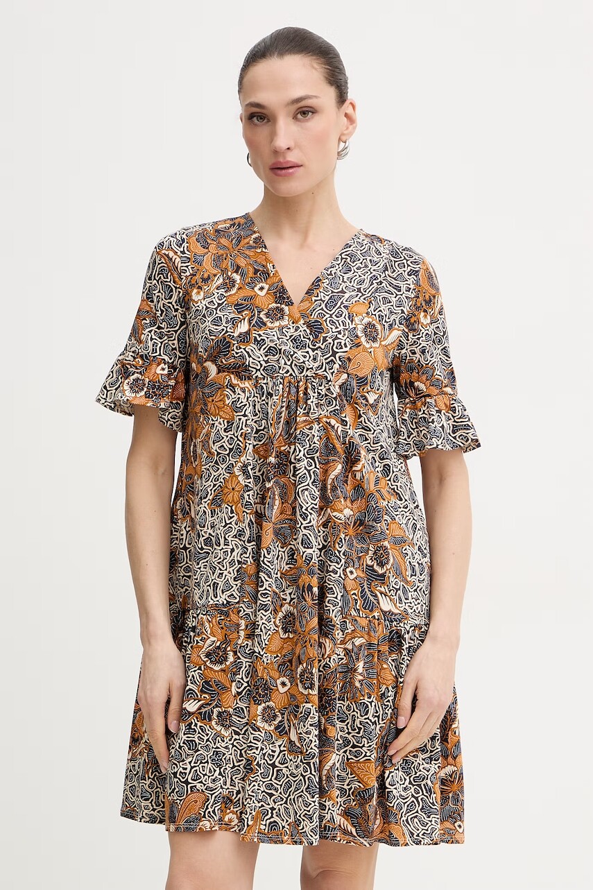 Bavlnené šaty Weekend Max Mara FUOCO