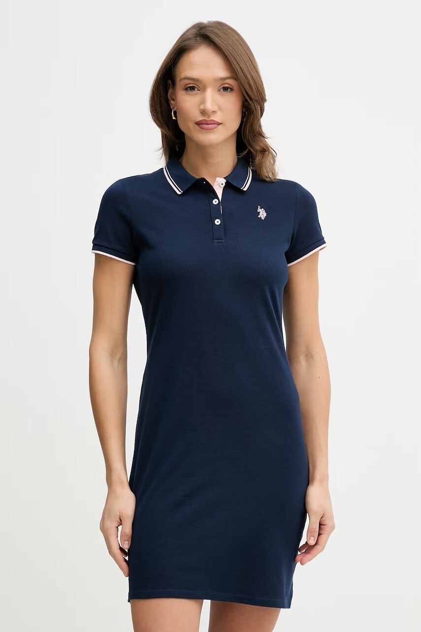 Bavlnené šaty U.S. Polo Assn. POLO DRESS