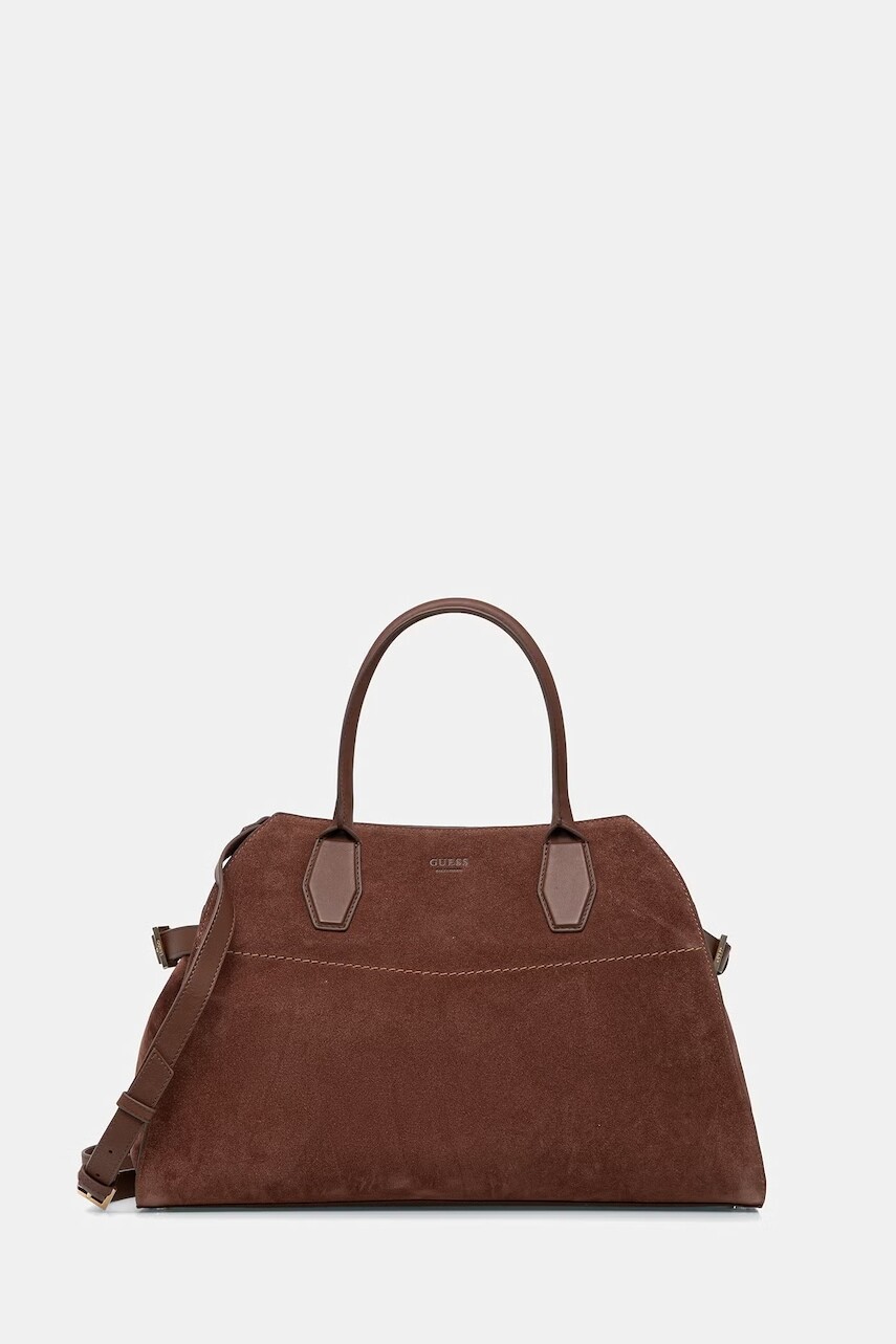 Semišová kabelka Guess LIZA