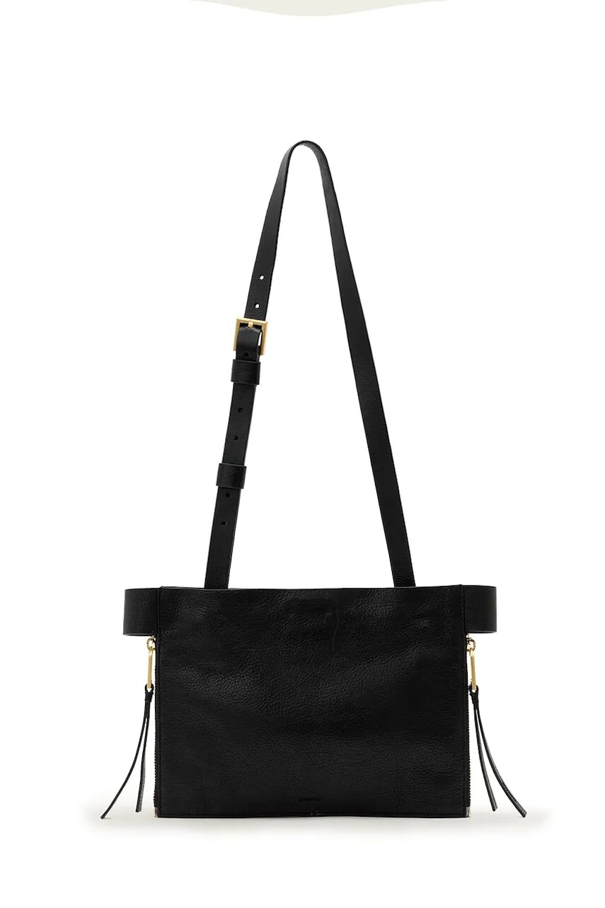 Kožená kabelka AllSaints MARLO