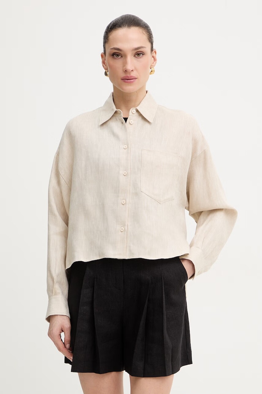 Ľanová košeľa Weekend Max Mara CAPO