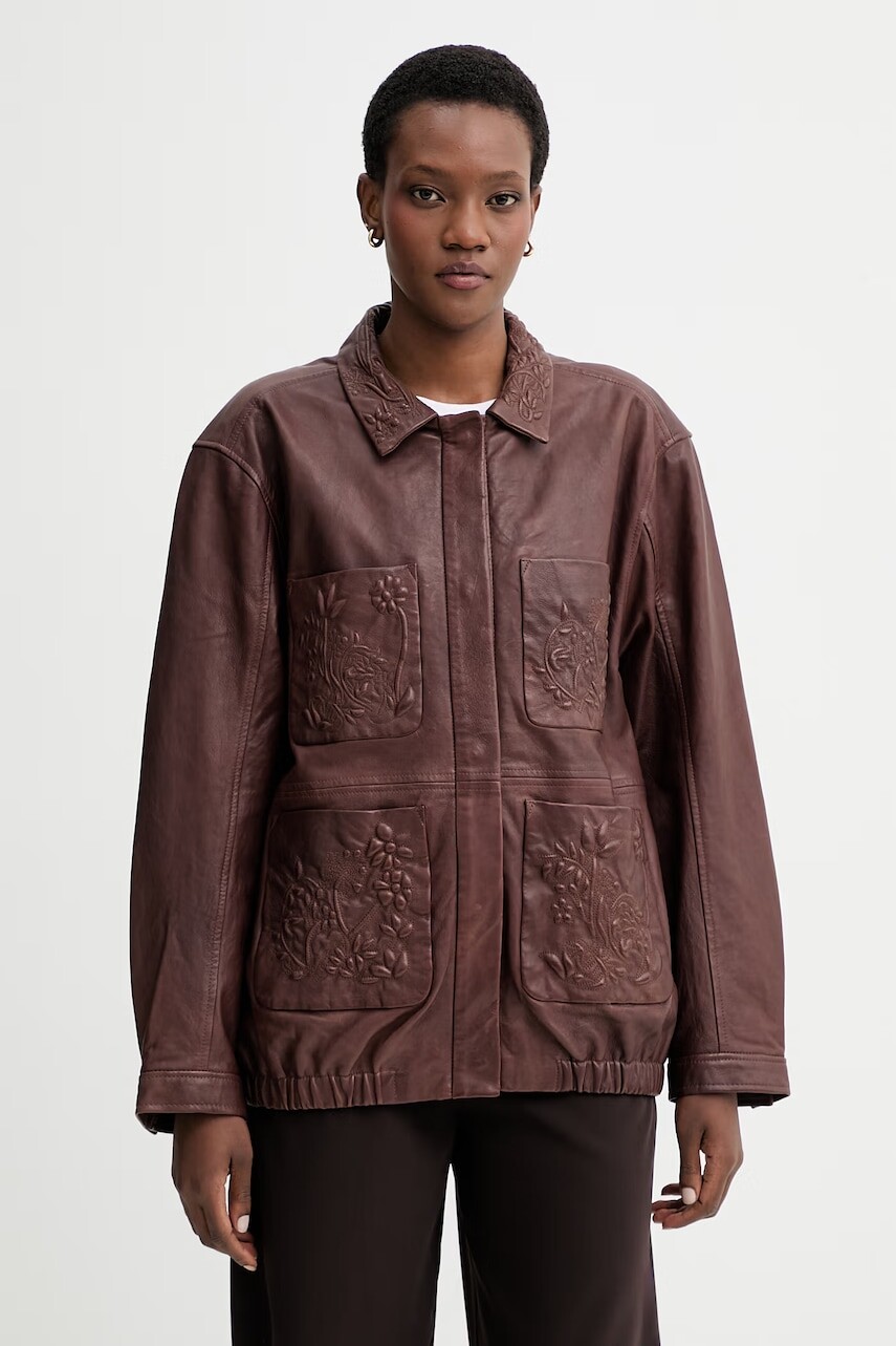 Kožená bunda MUNTHE BARAM