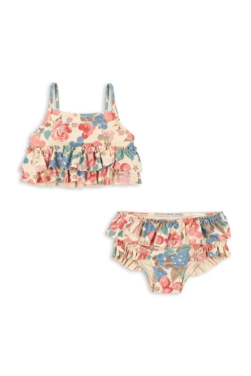 Dvojdielne detské plavky Konges Sløjd MANUCA FRILL BIKINI GRS