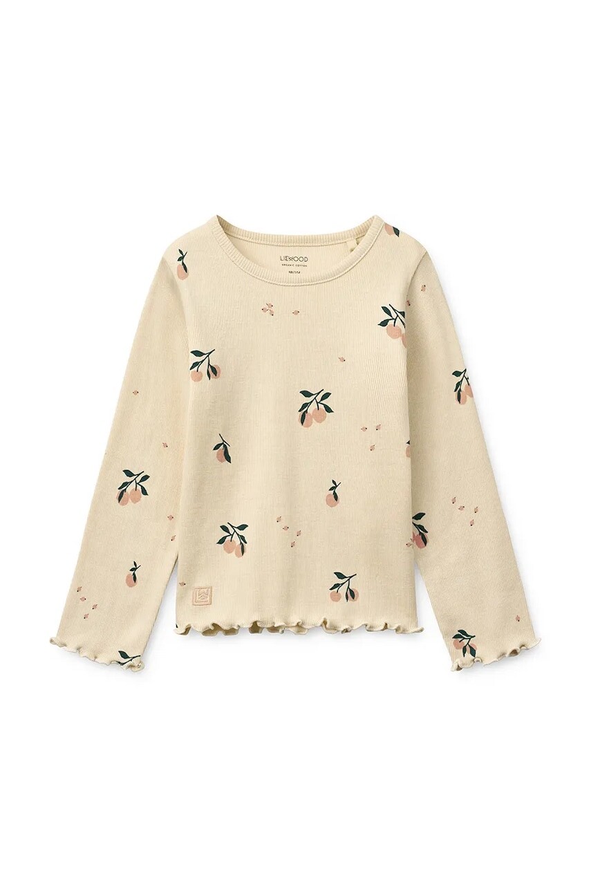 Detské tričko s dlhým rukávom Liewood Nieve Printed Longsleeve Rib T-shirt