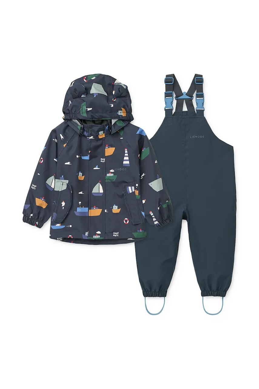 Detská bunda a nohavice Liewood Manu Rainwear Set