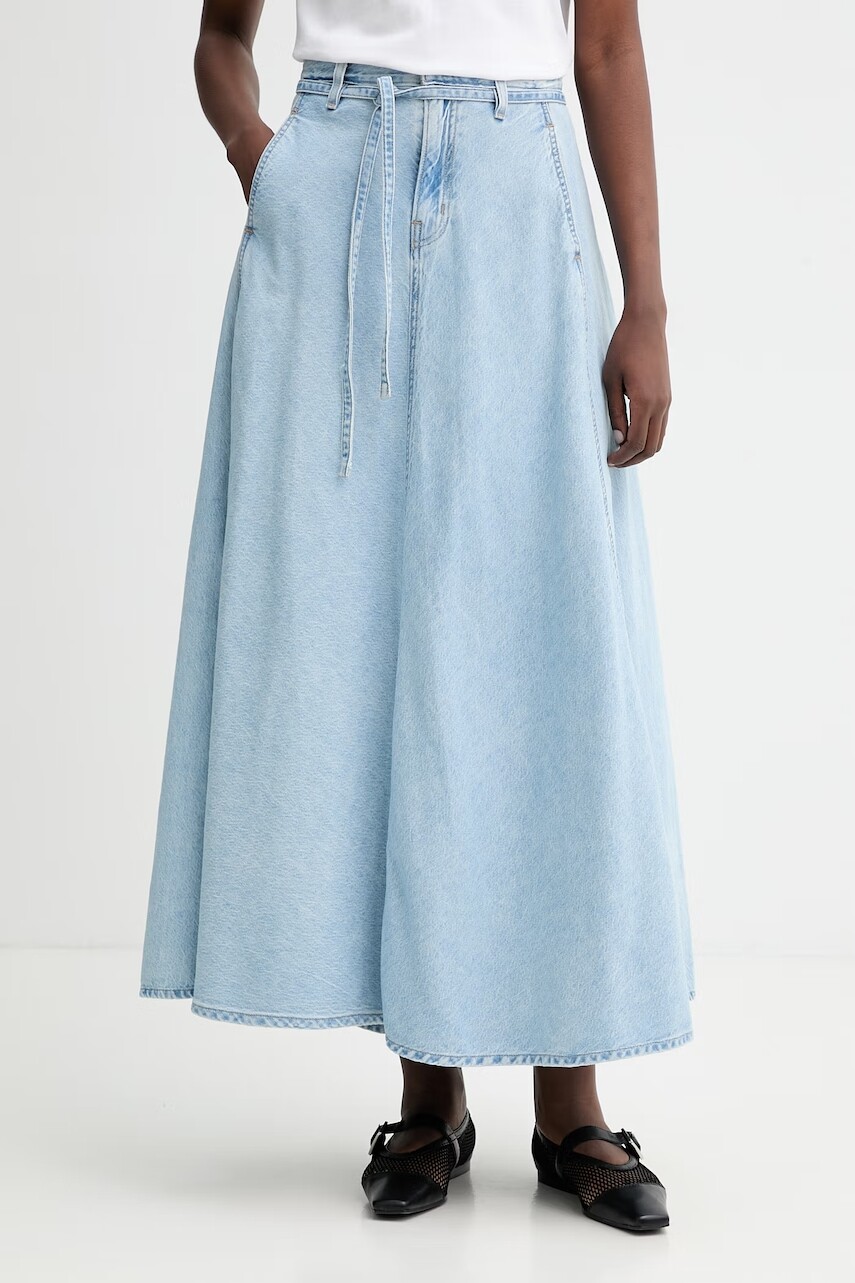 Rifľová sukňa Levi's XL SKIRT