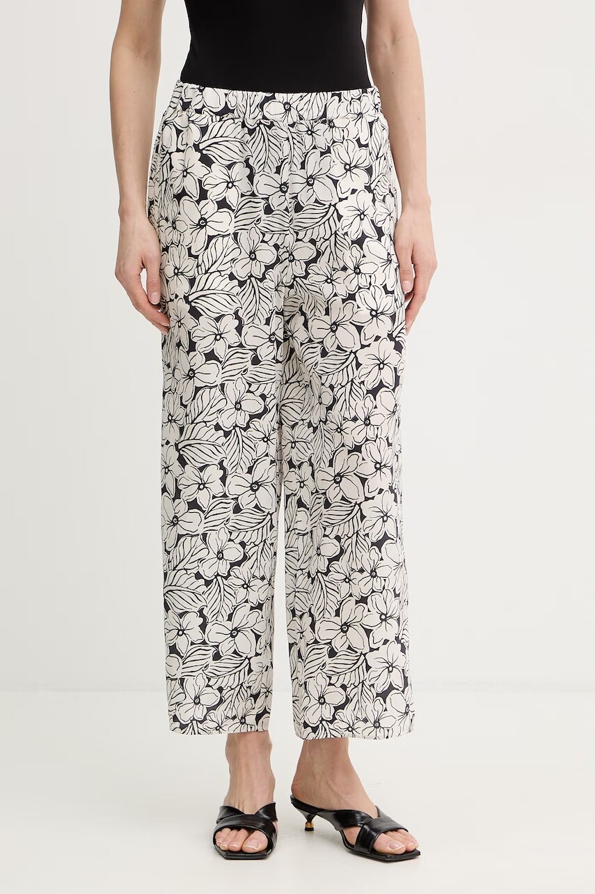 Hodvábne nohavice Weekend Max Mara NIRVANA