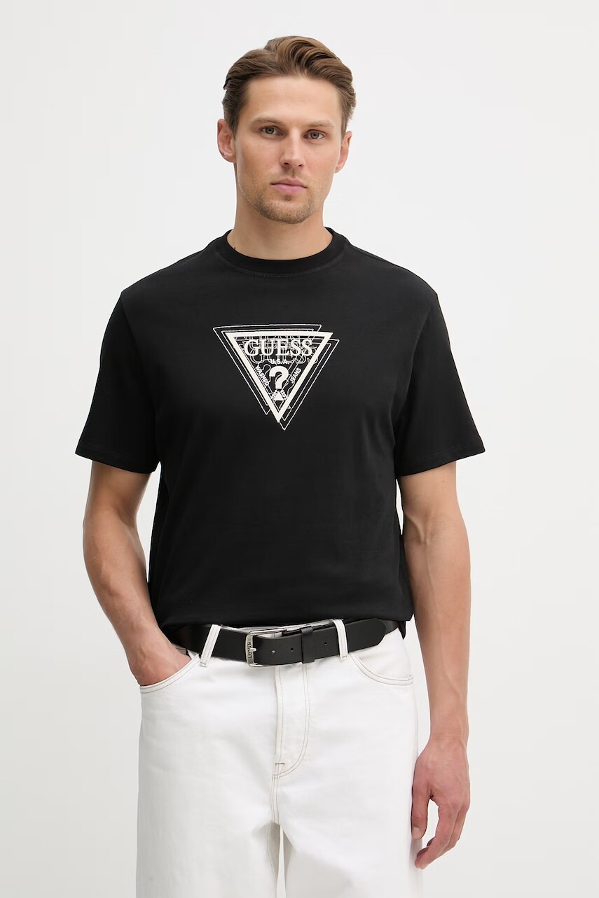 Bavlnené tričko Guess TERRY