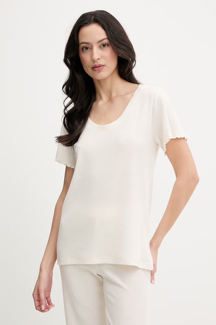 Pyžamové tričko BOSS Cosy Waffle