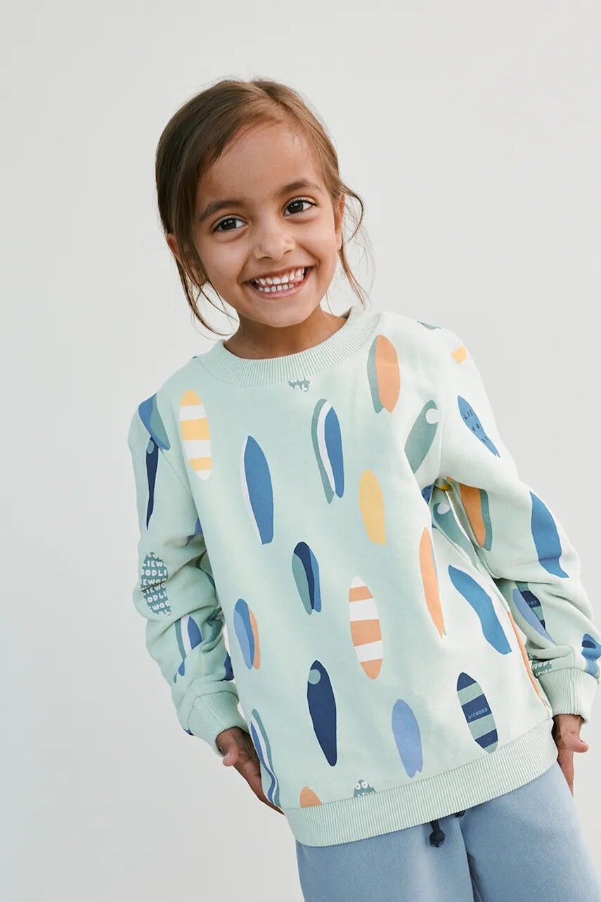 Detská bavlnená mikina Liewood Thora Printed Sweatshirt