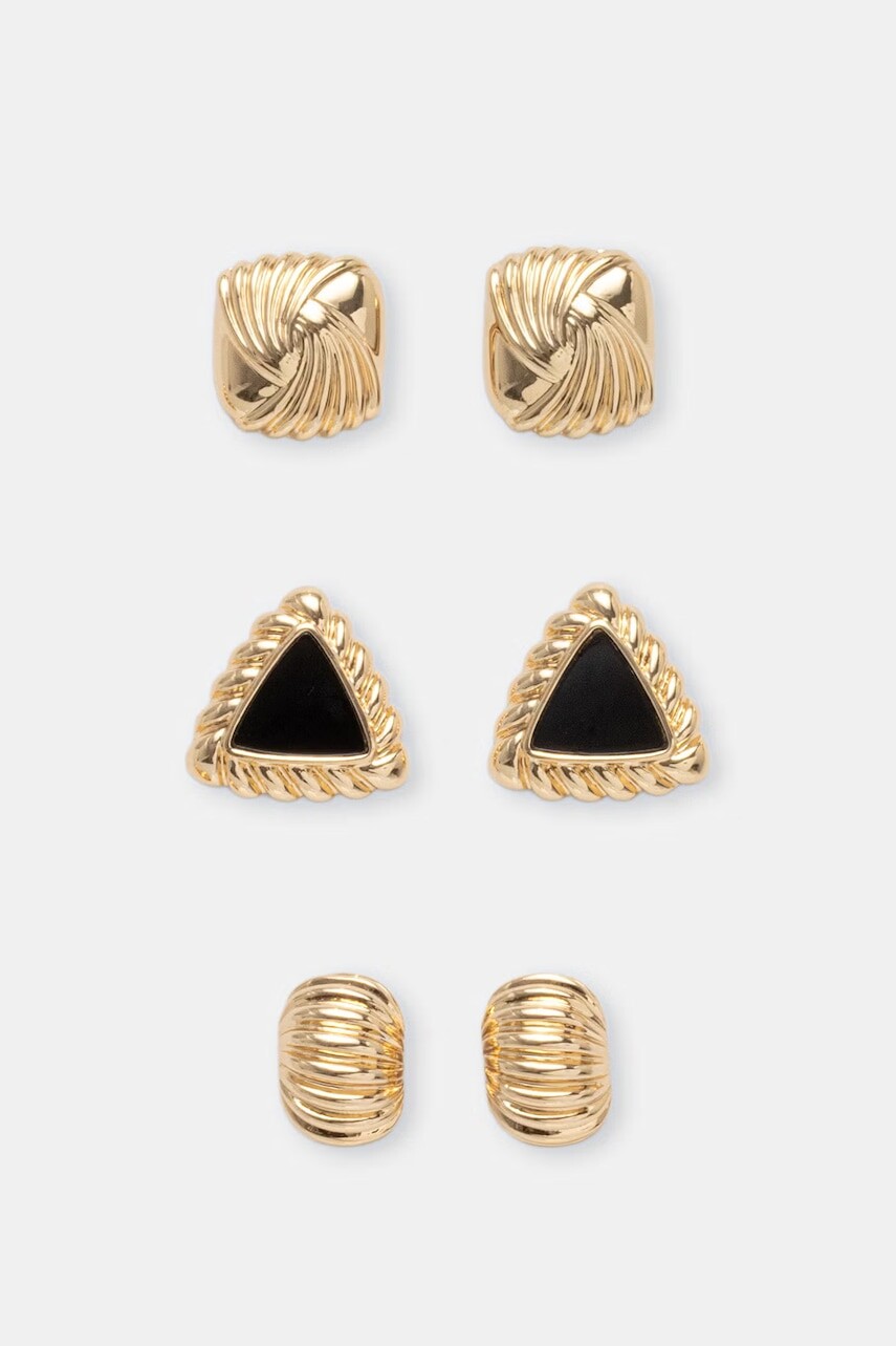 Náušnice Aldo NOIRE 3-pak