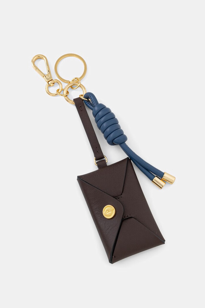 Kožená kľúčenka Pollini