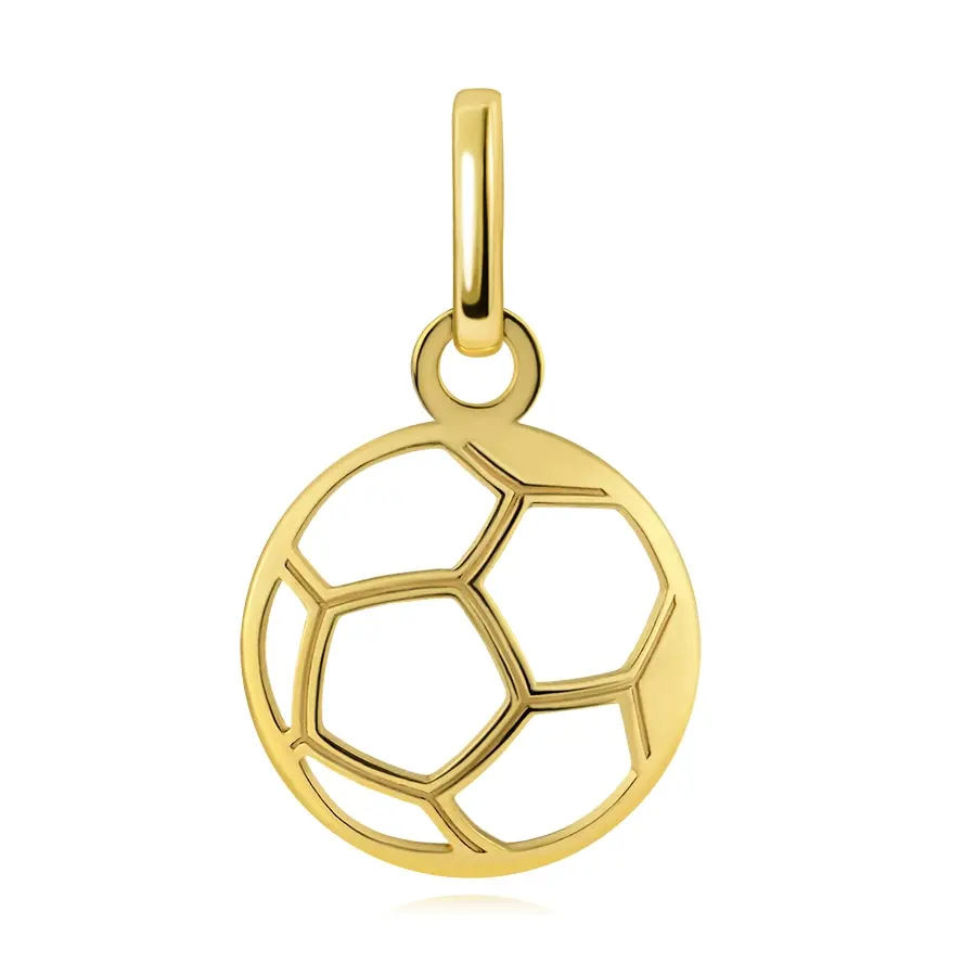 Zlatý prívesok 9K v tvare futbalovej lopty