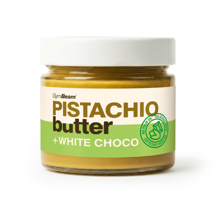 GymBeam Pistachio butter with white chocolate