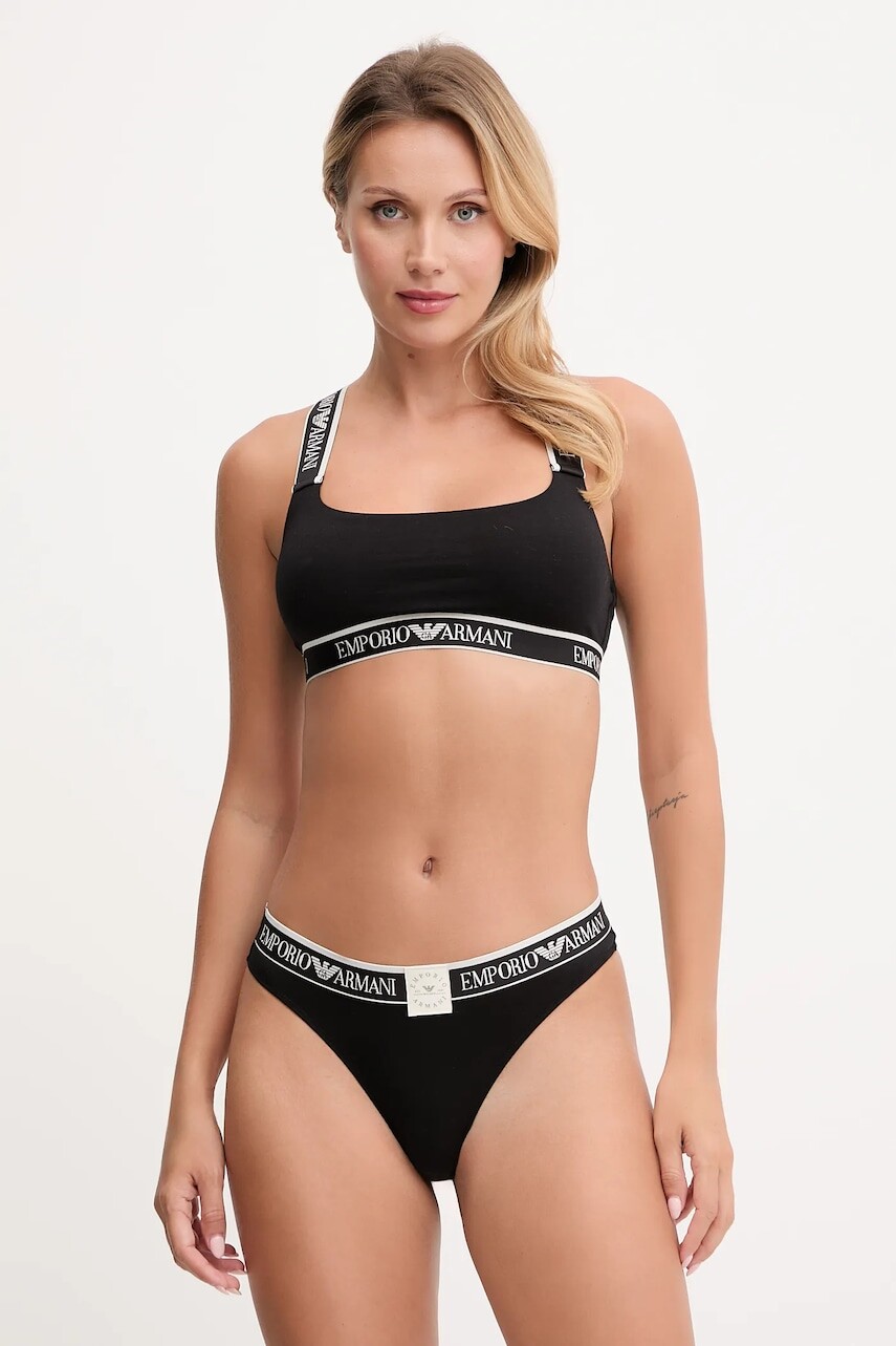 Sada - podprsenka a brazílske nohavičky Emporio Armani Underwear