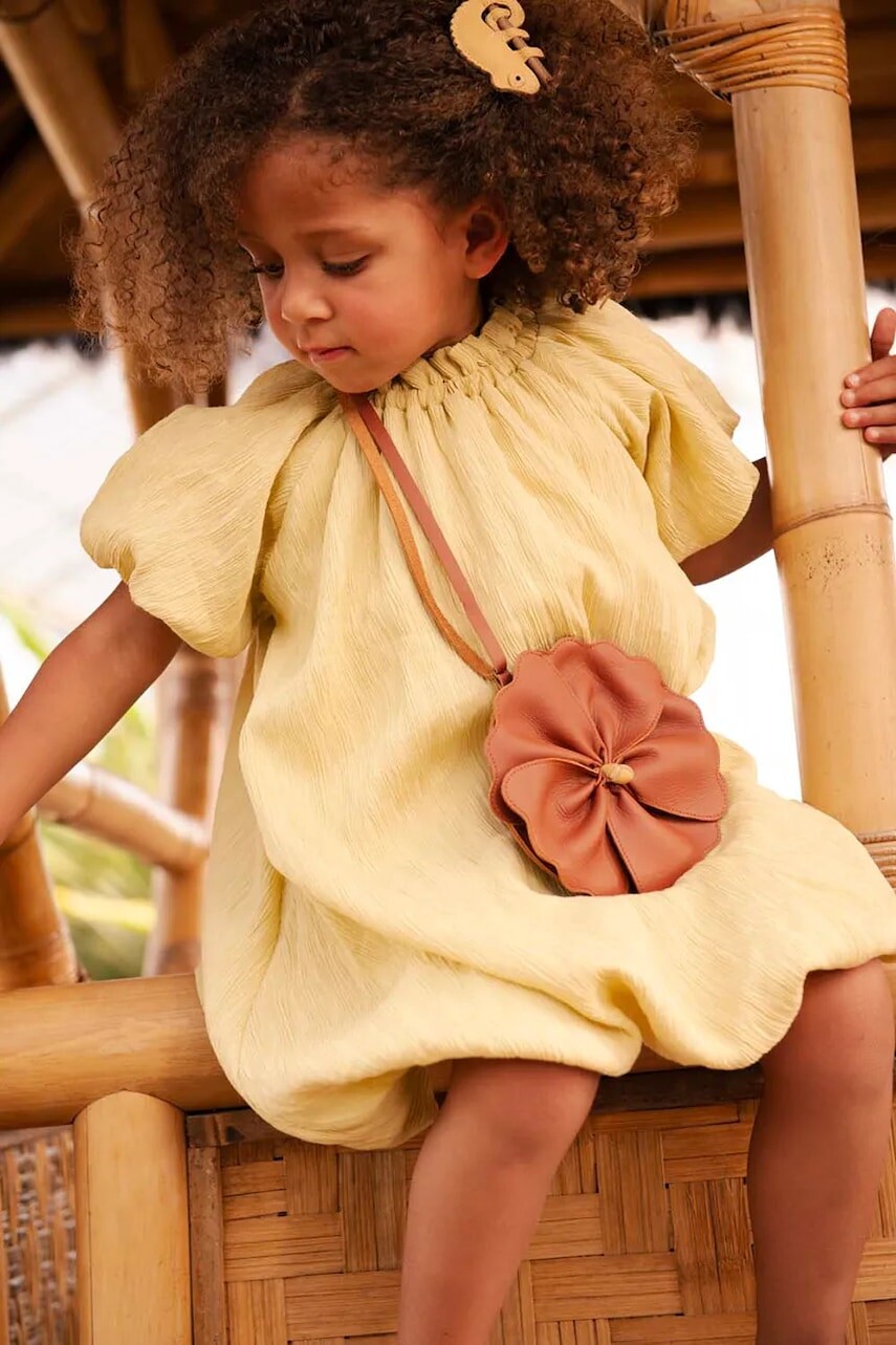 Detská kožená kabelka Donsje Toto Purse Hibiscus