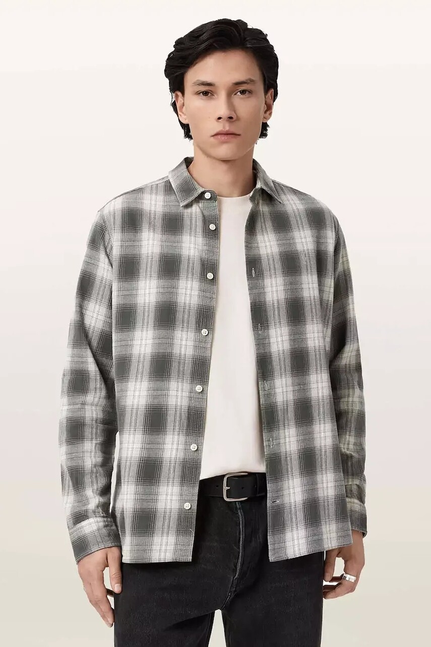 Bavlnená košeľa AllSaints KELBY