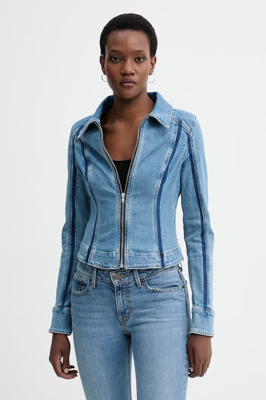 Rifľová bunda Levi's SHADOW SEAMED SHAPED