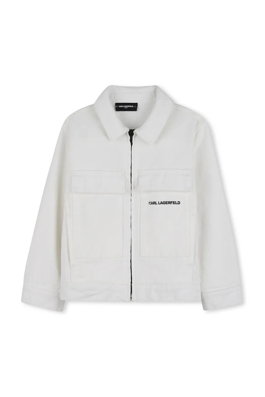 Detská bavlnená bunda Karl Lagerfeld