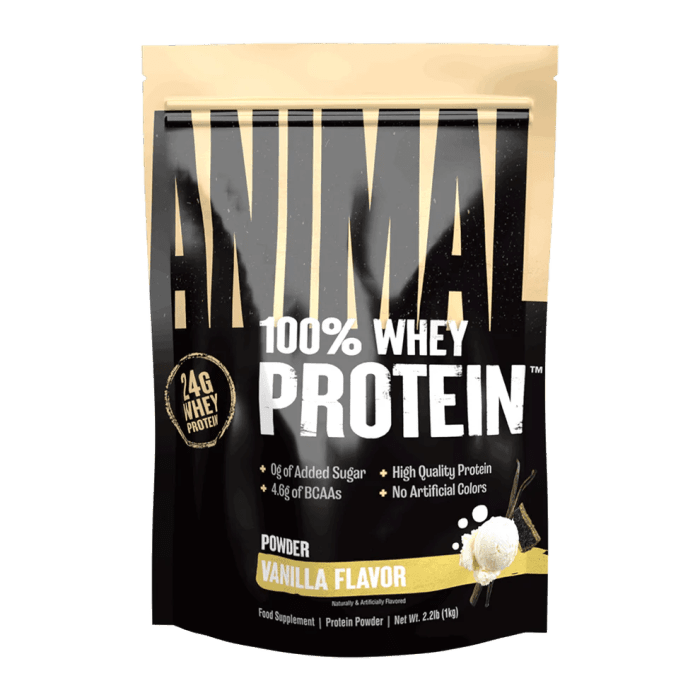 Universal Nutrition Animal 100 % Whey Proteín jahoda