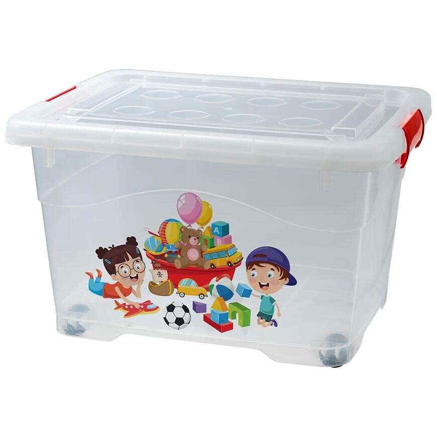 Úložný box na kolieskach 50 l 43x58x35