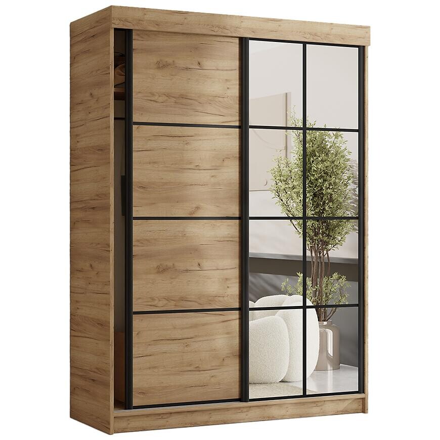 Skriňa Tanger So zrkadlom 138 Dub Craft Zlatý