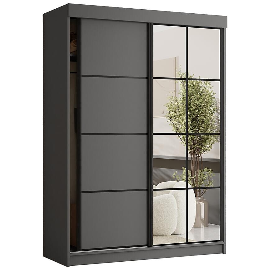 Skriňa Tanger So zrkadlom 138 Grafit