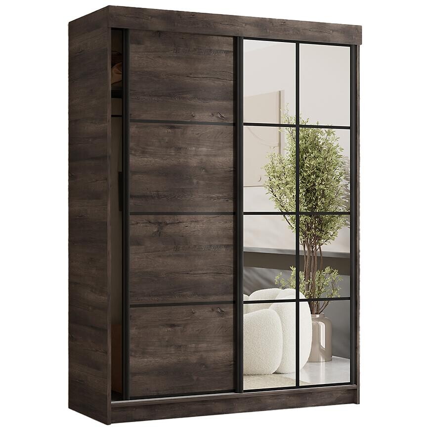 Skriňa Tanger So zrkadlom 138 Tmavý popol