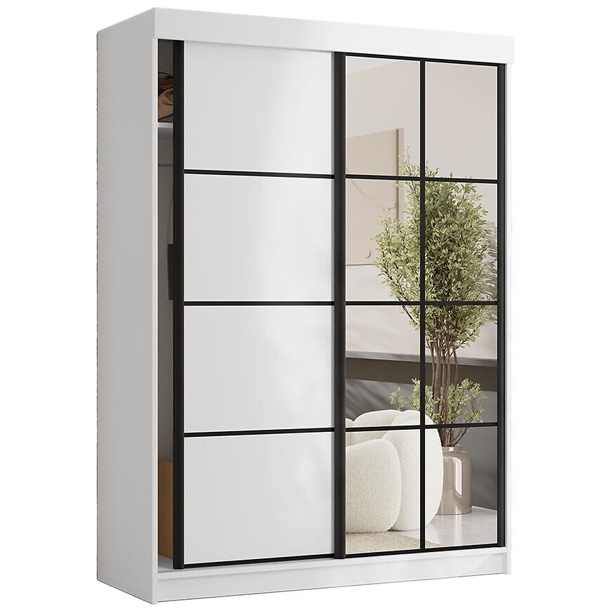 Skriňa Tanger So zrkadlom 167 Biela