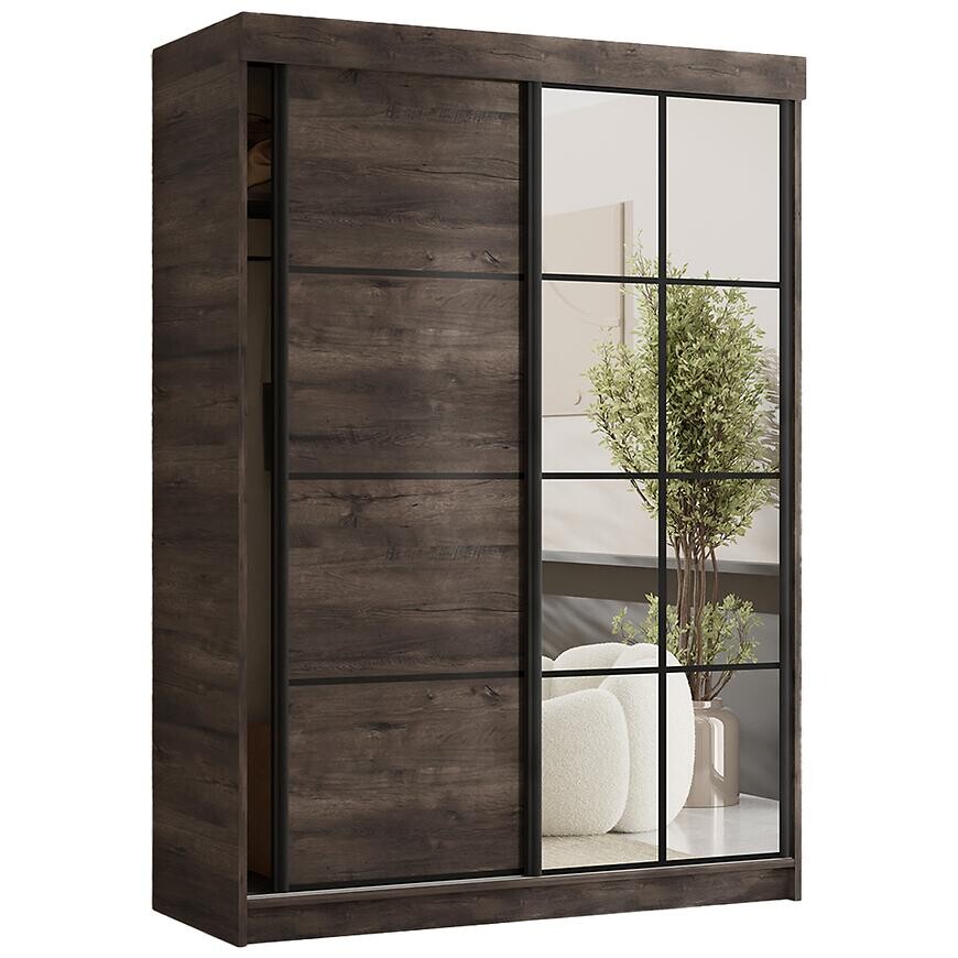 Skriňa Tanger So zrkadlom 167 Tmavý popol