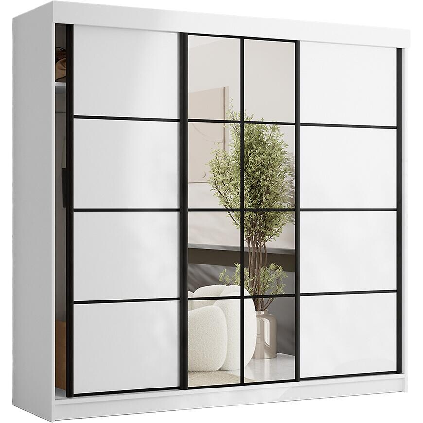 Skriňa Tanger So zrkadlom 250 Biela