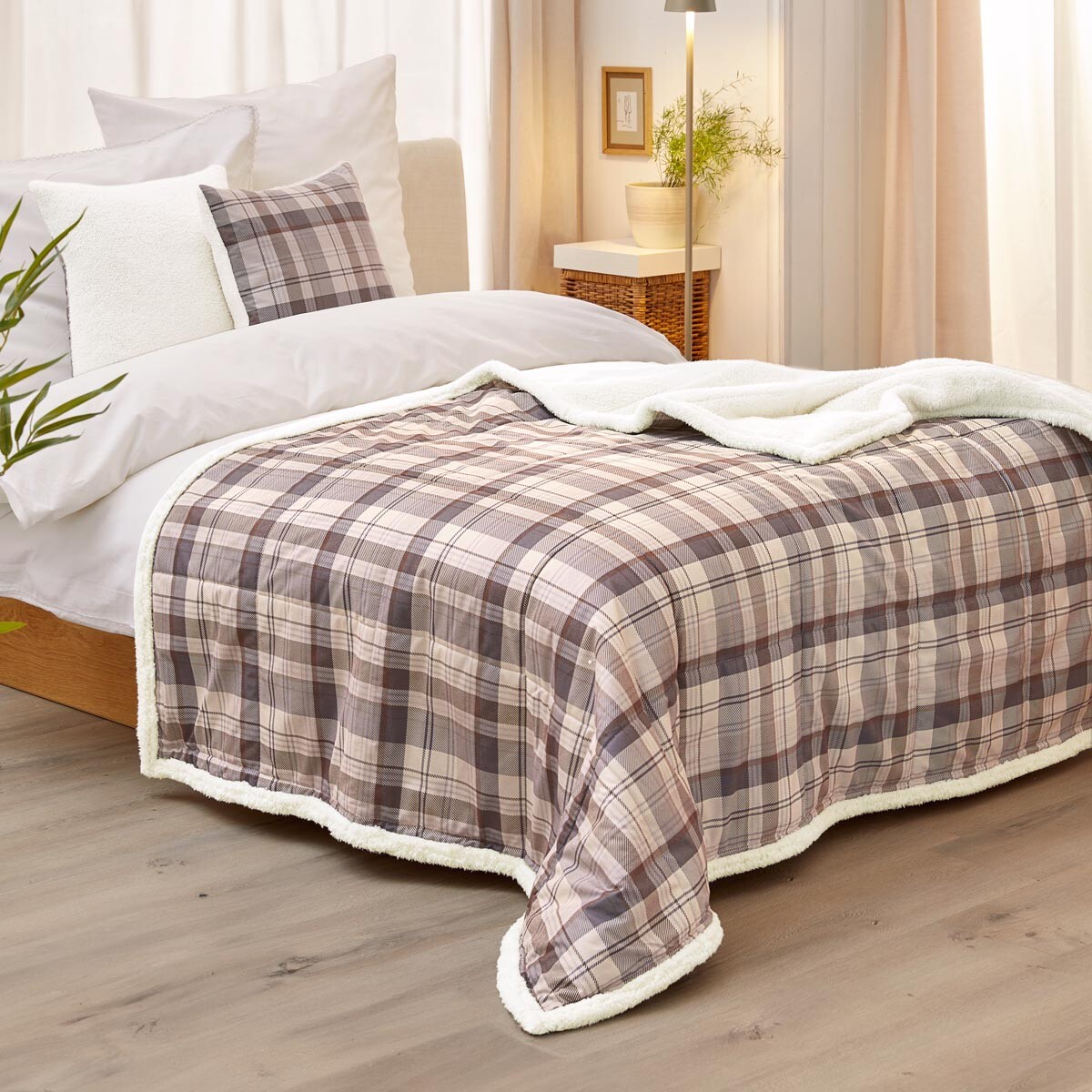 Luxusná obojstranná plyšová deka, 180 x 130 cm