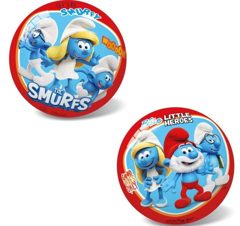 Lopta 14cm Šmolkovia